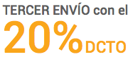 descuento tercer envio
