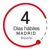 Tiempos de entrega desde España